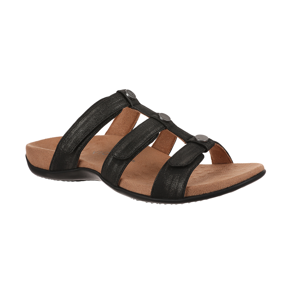 Vionic Amber Slide Women's Supportive Slip-on Sandal - The Shoe Clinic
